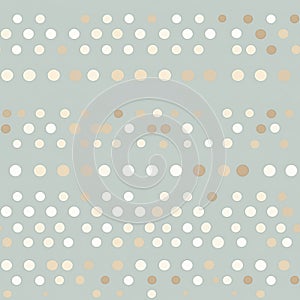 Colorful polka dot seamless pattern. Circle dots shapes spheres illustration for fabric, wrapping paper design, card