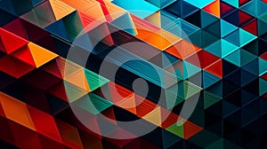 Colorful polygonal vector background. Abstract polygonal vector background