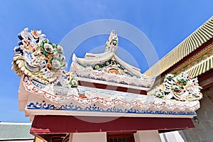 Colorful Porcelain Tiles at Wat Bowonniwet Vihara