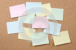 Colorful post-it notes