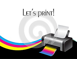 Colorful printer