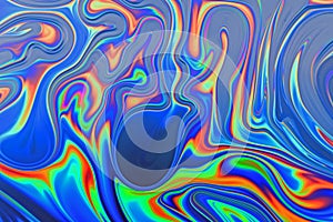Colorful psychedelic abstract photo