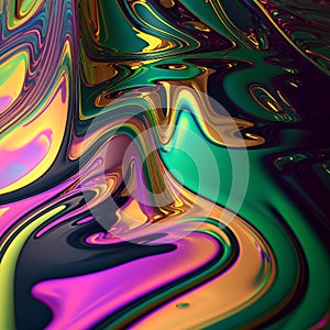 Colorful psychedelic liquefaction background. Abstract psychedelic liquefaction background.