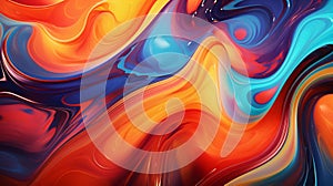 Colorful psychedelic liquefaction background. Abstract psychedelic liquefaction background