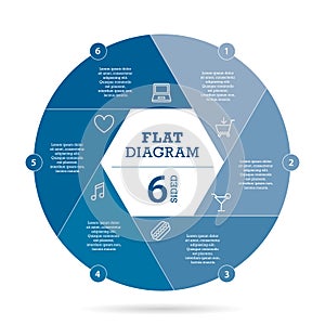 Colorful puzzle presentation infographic diagram chart vector graphic template with explanatory text field isolated on white