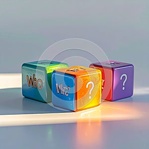 Colorful Question Cubes for Problem Solving