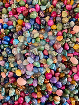 Colorful Rainbow Colored Shiny Stones