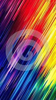 colorful rainbow diagonal lines pattern, stylish abstract background, happy and positive vibe