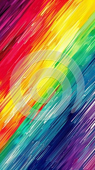 colorful rainbow diagonal lines pattern, stylish abstract background, happy and positive vibe