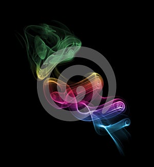 Colorful Rainbow Smoke