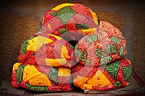 Colorful Rajasthani turbans