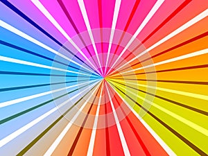 Colorful Rays Background