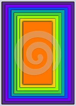 Colorful Rectangle Frames. For Wall Art, Quote design, Decor backgrounds, Banners & Flyers