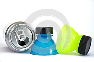 Colorful Recycling Plastic Soda Can Savers