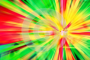Colorful reggae sunburst abstract fun background