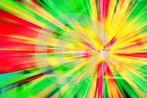 Colorful reggae sunburst abstract fun background photo