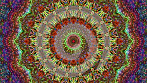 Colorful relaxing mandala pattern for background