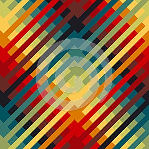 Colorful repeatable motif with diagonal lines photo