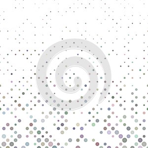 Colorful repeating abstract circle pattern background - vector graphic