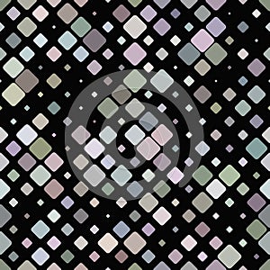Colorful repeating diagonal square pattern background design - vector graphic