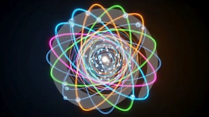 Atomic theory in physics emphasizing the concept of electrons in