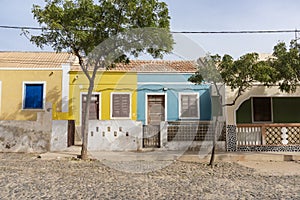 Colorful residential houses Fundo das Figueiras Boa Vista