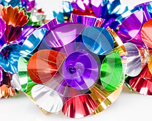 Colorful ribbon ball