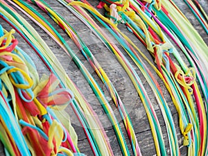 Colorful ribbon for pray