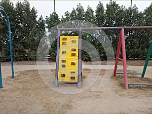 Colorful ride in a park