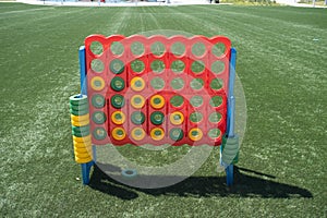 Colorful Ring Toss Game
