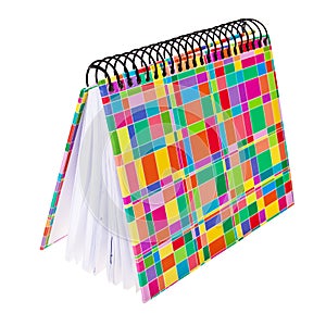 Colorful ring type notepad.