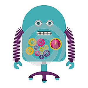 Colorful robot design