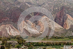 Colorful rock called Paleta del Pintor photo