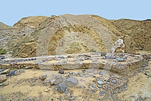 Colorful Rock and Mud in an outwash plain