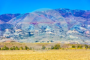 Colorful rocks in the Altai mountains