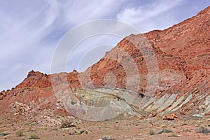 Colorful Rocks in the Desert