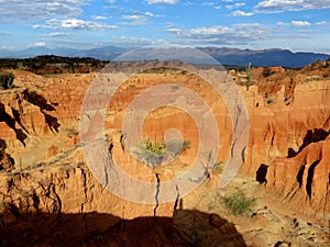 Colorful rocks at the desert Tatacoa