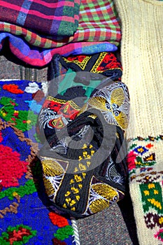 Colorful Rodopian knitted socks