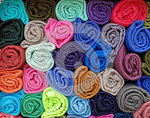 Colorful Rolled T-shirts 