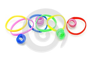 Colorful rubber bands