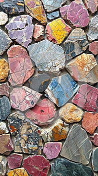 Rubble stone facade wall texture background