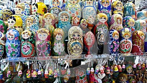 Colorful Russian Matryoshkas, a new surprise every time you open them