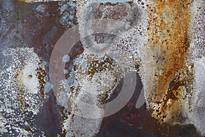 Colorful Rusty metal background