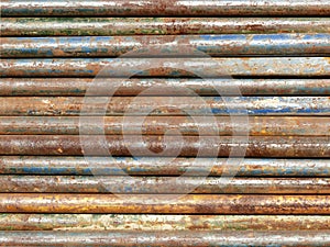 Colorful Rusty Pipes Background