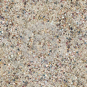 Colorful sand or pebble texture. Seamless texture