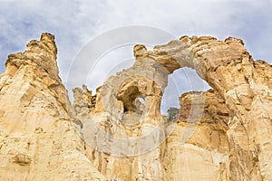 Colorful Sandstrone Double Arch