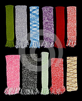 Colorful scarfs photo