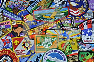 Collection of Scout Badges