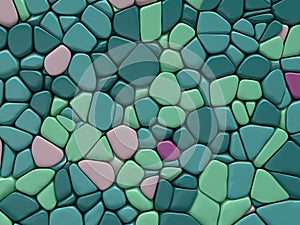 Colorful sea stones background