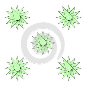Colorful seamless 3d star pattern illustration for website or blog background